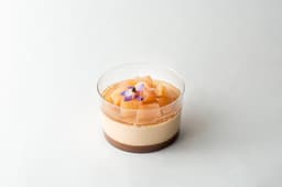peach blancmange