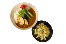 vegetarian curry set